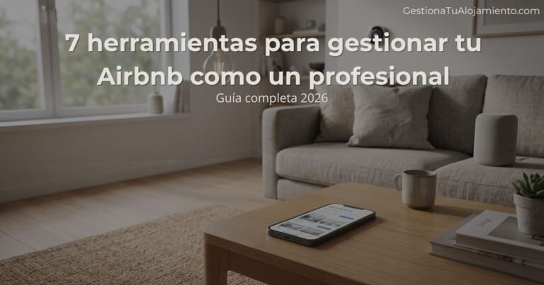 Gestionar tu Airbnb en 2026: 7 Herramientas esenciales