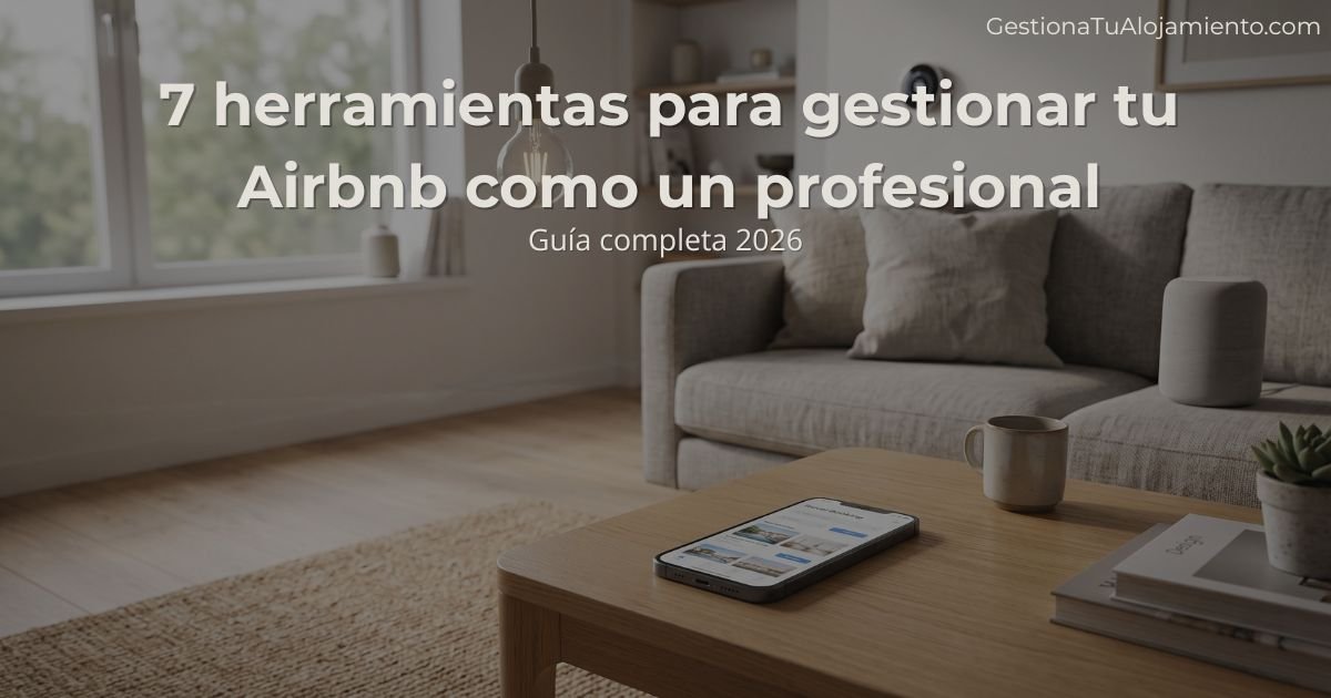 Gestionar tu Airbnb en 2026: 7 Herramientas esenciales